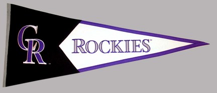 Colorado Rockies MLB Classic Collection Pennant from Winning Streak Sports