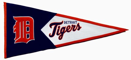 Detroit Tigers MLB Classic Collection Pennant from Winning Streak Sports