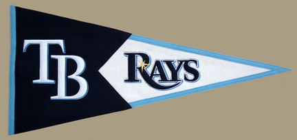 Tampa Bay Rays "2001 Logo" MLB Classic Collection Pennant from Winning Streak Sports