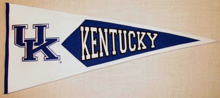 Kentucky Wildcats "Interlock" NCAA Classic Collection Pennant from Winning Streak Sports