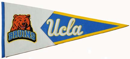 UCLA Bruins "Mascot Head" NCAA Classic Collection Pennant from Winning Streak Sports