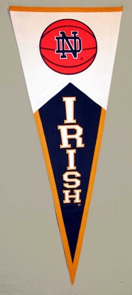 Notre Dame Fighting Irish "Basketball" NCAA Classic Collection Pennant from Winning Streak Sports