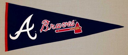 Atlanta Braves MLB Traditions Collection Pennant from Winning Streak Sports