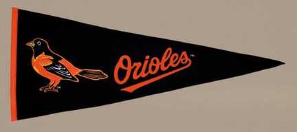 Baltimore Orioles MLB Traditions Collection Pennant from Winning Streak Sports