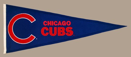 Chicago Cubs MLB Traditions Collection Pennant from Winning Streak Sports