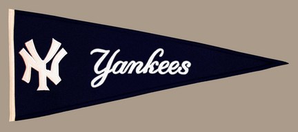 New York Yankees MLB Traditions Collection Pennant from Winning Streak Sports