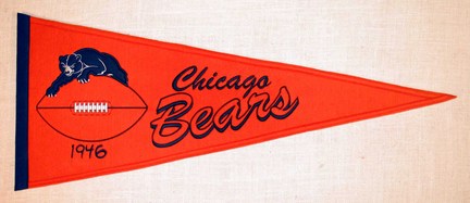 Chicago Bears 13" x 32" Throwback Pennant from Winning Streak Sports