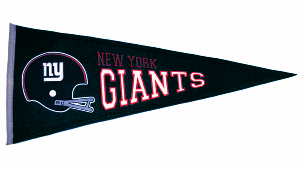 New York Giants NFL Throwback Collection Pennant from Winning Streak Sports