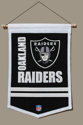 Oakland Raiders NFL Traditions Collection Banner from Winning Streak Sports