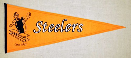 Pittsburgh Steelers NFL Throwback Collection Pennant from Winning Streak Sports
