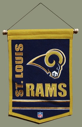 St. Louis Rams NFL Traditions Collection Banner from Winning Streak Sports