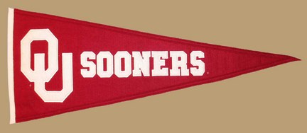 Oklahoma Sooners NCAA Traditions Collection Pennant from Winning Streak Sports