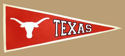 Texas Longhorns NCAA Traditions Collection Pennant from Winning Streak Sports