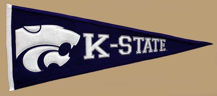 Kansas State Wildcats NCAA Traditions Collection Pennant from Winning Streak Sports