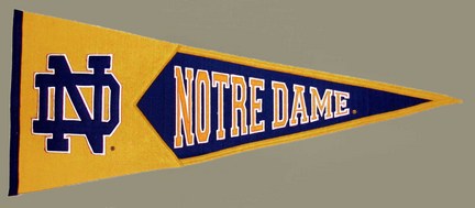 Notre Dame Fighting Irish 13" x 32" NCAA Collegiate Traditions "Interlock" Pennant from Winning Stre