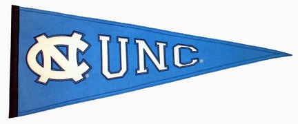 North Carolina Tar Heels NCAA Traditions Collection Pennant from Winning Streak Sports