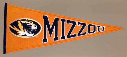 Missouri Tigers "Athletic Tiger" NCAA Traditions Collection Pennant from Winning Streak Sports