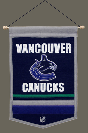 Vancouver Canucks 12" x 18" NHL Traditions Banner from Winning Streak Sports