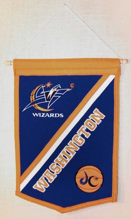 Washington Wizards 12" x 18" NBA Traditions Banner from Winning Streak Sports