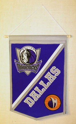 Dallas Mavericks 12" x 18" NBA Traditions Banner from Winning Streak Sports