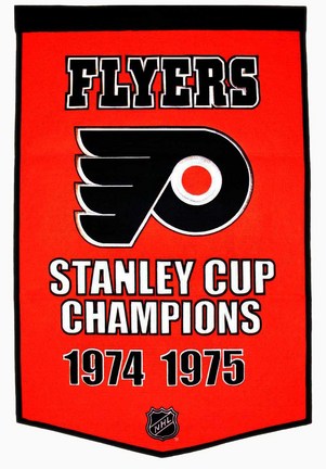 Philadelphia Flyers 24" x 36" NHL Dynasty Banner from Winning Streak Sports