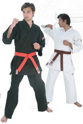 White "Oki" Karate Uniform (Size 4) from Starpak