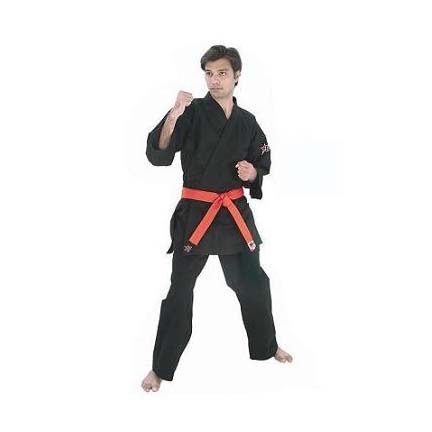 Black "Oki" Karate Uniform (Size 7) from Starpak