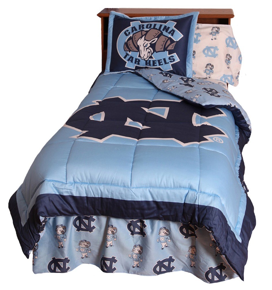 North Carolina Tar Heels Reversible Comforter Set (Queen