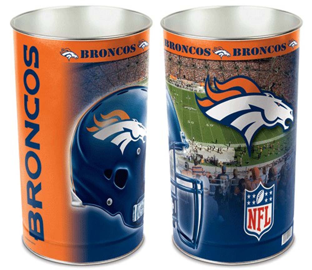 Denver Broncos 15" Waste Basket