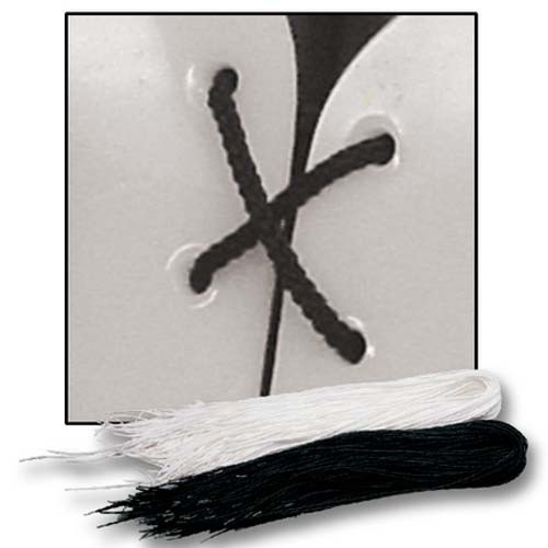 40" Shoulder Pad Laces (White) 1 Gross