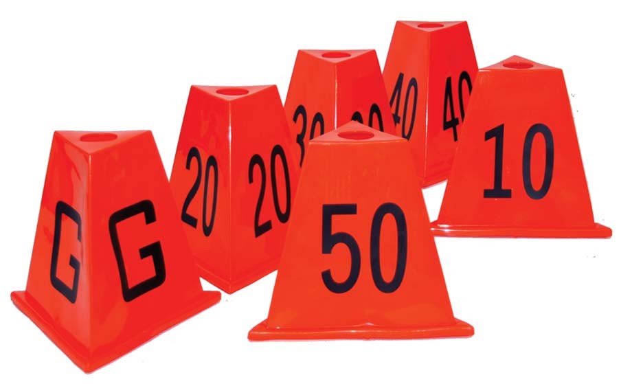 Flex Down™ Stackable Sideline Marker Set