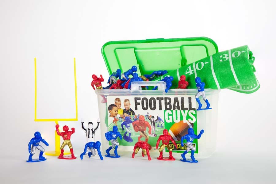 Football Guys Action Figures (Red vs. Blue) from Kaskey Kids