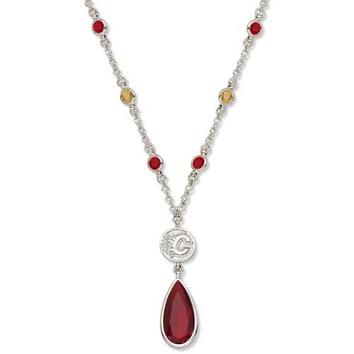Calgary Flames Logo 18" Crystal Necklace