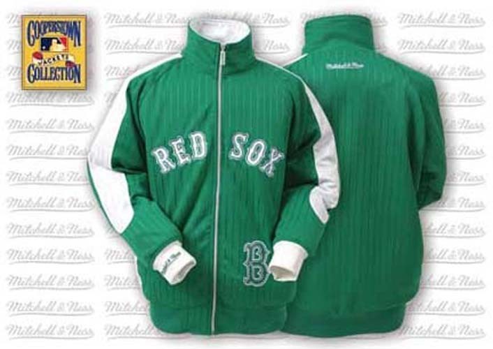 mitchell ness red sox jacket