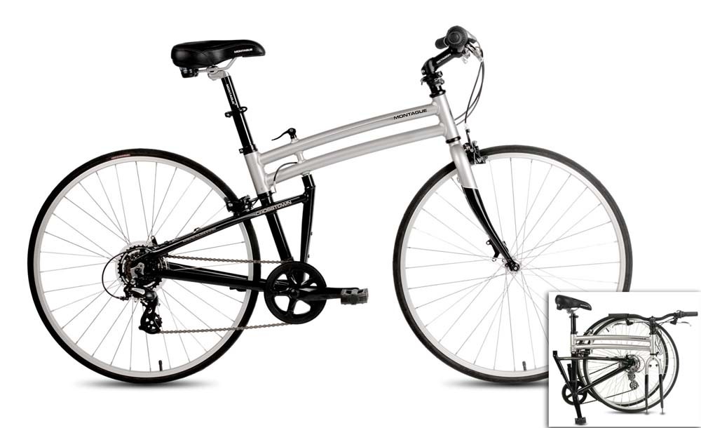 Montague Crosstown Comfort Folding Bike 17" Pavement Series Bicycle