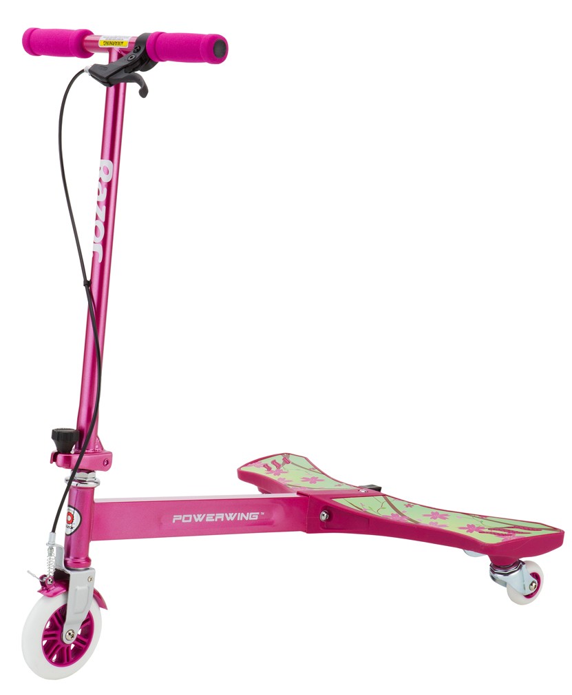 Razor® PowerWing Three Wheel Scooter (Sweet Pea Pink)