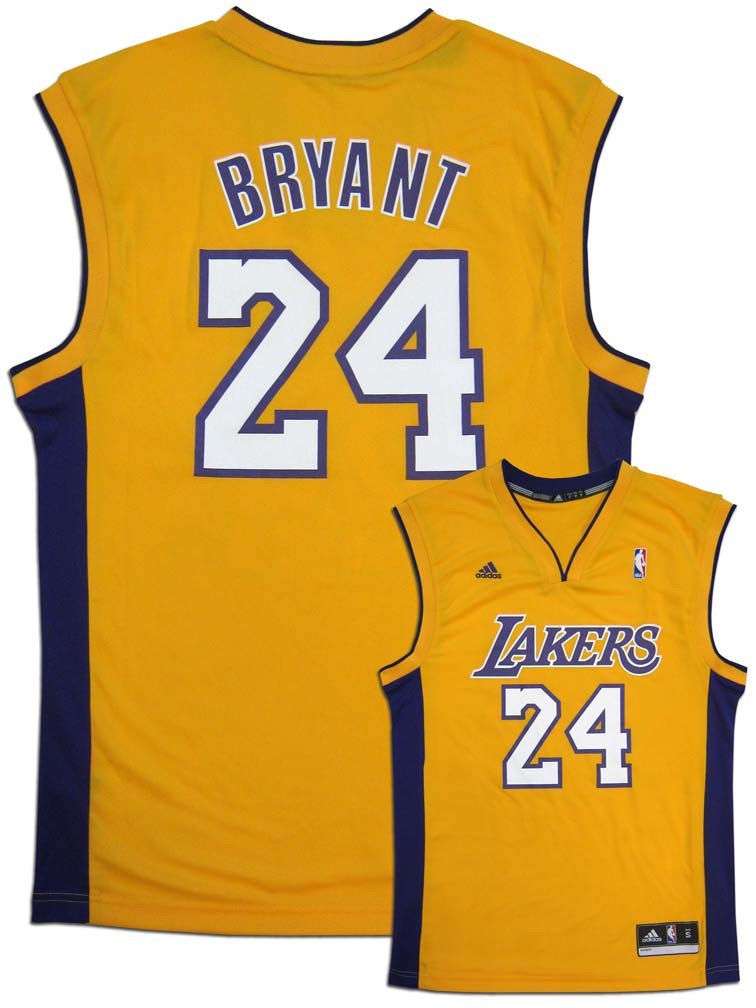 Kobe Bryant Adidas NBA Basketball Jerseys Lakers Basketball 24