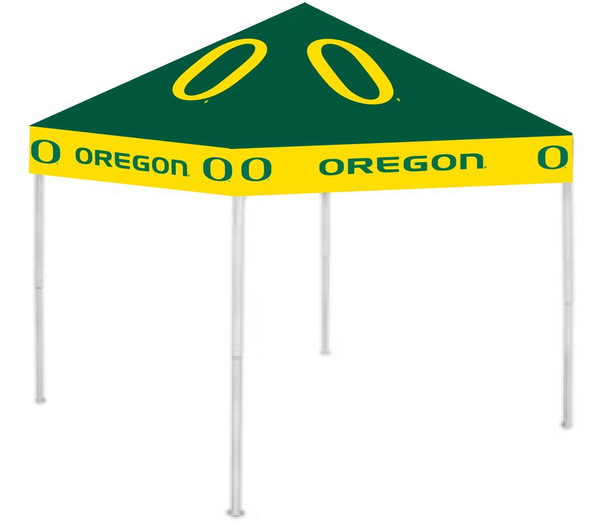 Oregon Ducks Canopy Top for use with the Rivalry 9' x 9' Ultimate