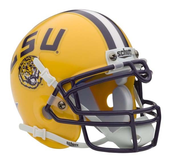 Louisiana State (LSU) Tigers NCAA Mini Authentic Football ...