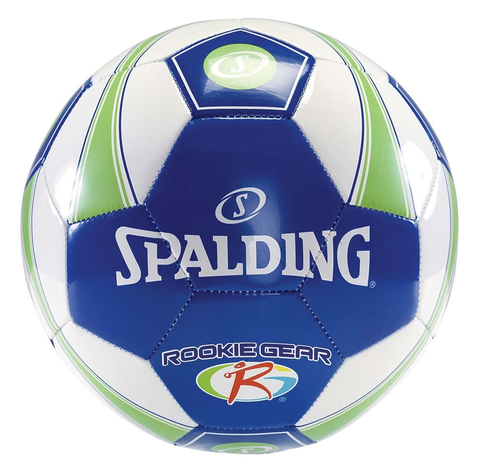 Spalding Rookie Gear Blue / Green Soccer Ball (Size 3)