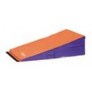24" x 48" x 14" (61 x 122 x 36cm) Orange / Purple Standard Foam Folding Motor Development Wedge from American Athletic