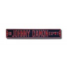 Steel Street Sign: "18 JOHNNY DAMON EXPWY"