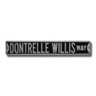 Steel Street Sign:  "DONTRELLE WILLIS WAY"