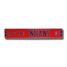 Steel Street Sign:  "CLEVELAND INDIANS AVE"