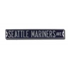 Steel Street Sign:  "SEATTLE MARINERS AVE"