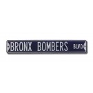 Steel Street Sign:  "BRONX BOMBERS BLVD"