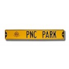 Steel Street Sign: "PNC PARK" with Logo