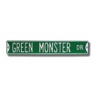 Steel Street Sign: "GREEN MONSTER DR"
