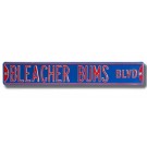 Steel Street Sign: "BLEACHER BUMS BLVD"