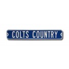 Steel Street Sign: "COLTS COUNTRY"